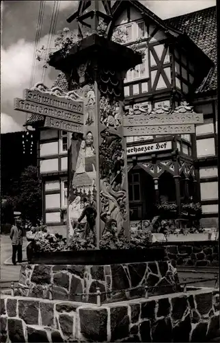 Ak Bad Grund im Harz, Der Wegweiser