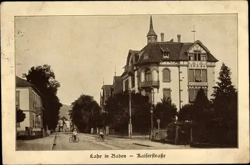 Ak Lahr im Schwarzwald, Kaiserstraße