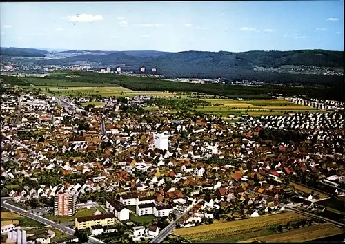 Ak Pfungstadt Hessen, Fliegeraufnahme