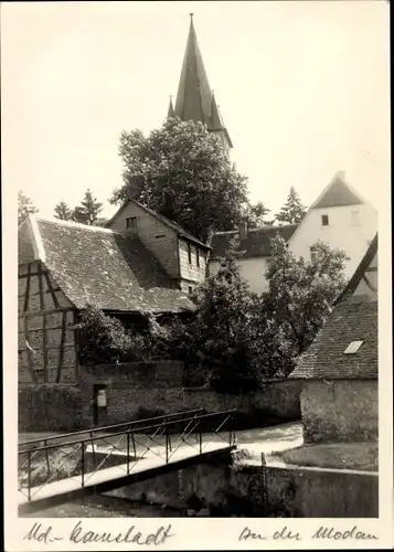 Foto Ak Nieder Ramstadt Mühltal im Odenwald, An der Modau