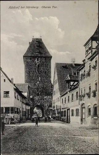 Ak Altdorf bei Nürnberg in Mittelfranken Bayern, Oberes Tor