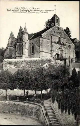 Ak Gandelu Aisne, L'Eglise, Ansicht der Kirche, An 1160