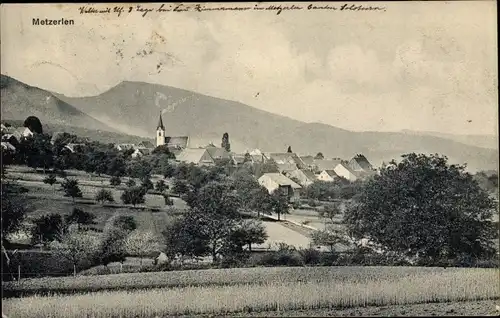 Ak Metzerlen Mariastein Kanton Solothurn, Totalansicht der Ortschaft