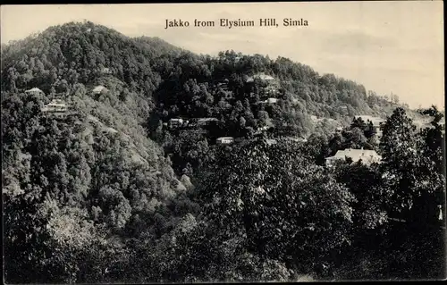 Ak Simla Shimla Himachal Pradesh Indien, Jakko from Elysium Hill