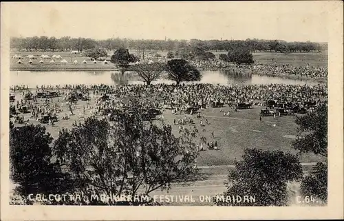 Ak Calcutta Kolkata Kalkutta Indien, Festival on Maidan