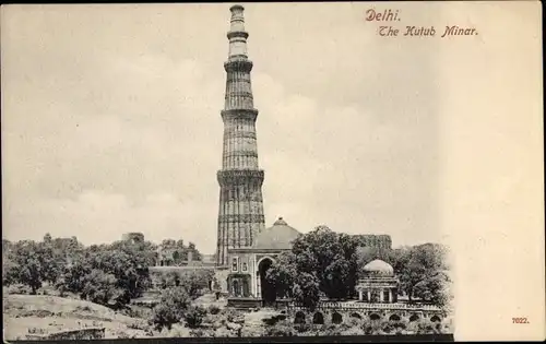Ak Delhi Indien, The Kutub Minar