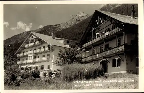 Foto Ak Imst in Tirol, Alpengasthof Linserhof