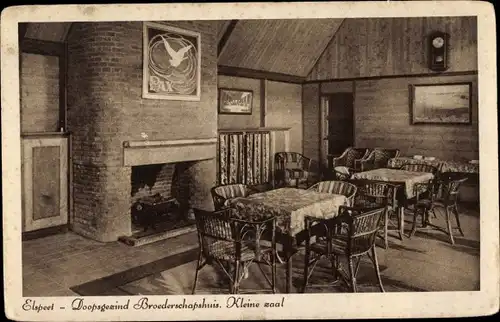 Ak Elspeet Gelderland, Doopsgezind Broederschapshuis, Kleine zaal