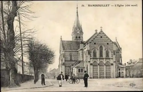 Ak Rambouillet Yvelines, L'Eglise