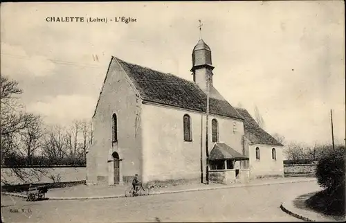 Ak Chalette Loiret, L'Eglise