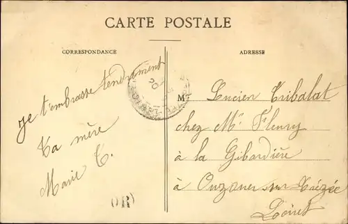 Ak Châtillon Coligny Loiret, Chateau de Bonnière