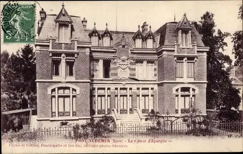 Ak Pont Audemer Eure, La Caisse d'Epargne