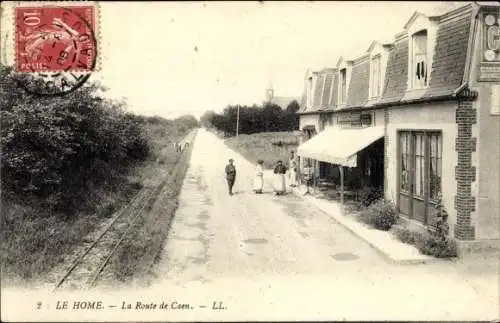 Ak Le Home Varaville Calvados, La Route de Caen
