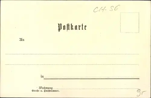 Künstler Litho Biese, C., Rorschach Kanton Sankt Gallen Schweiz, St. Annenschloss