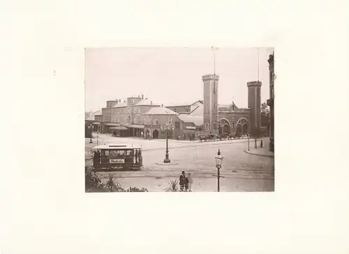 Foto Hamburg Mitte, Berliner Bahnhof, Straßenbahn, Ringbahn