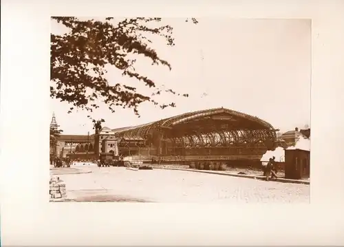 Foto Hamburg Mitte, Hauptbahnhof im Bau, Straßenseite