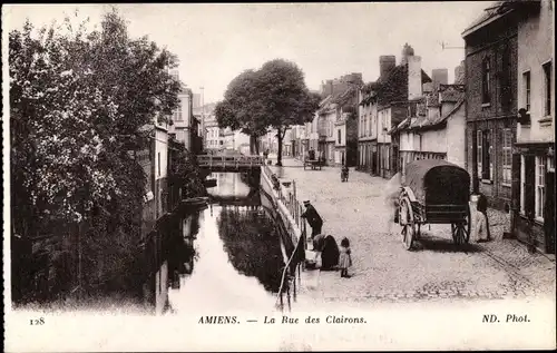 Ak Amiens Somme, La Rue des Clairons