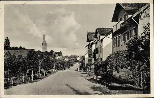 Ak Tägerwilen Kanton Thurgau Schweiz, Straßenpartie im Ort