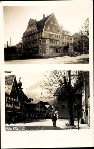 Foto Ak Reutte in Tirol, Straßenpartie, Ortsansichten