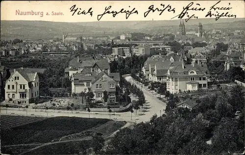 Ak Naumburg an der Saale, Totalansicht der Ortschaft