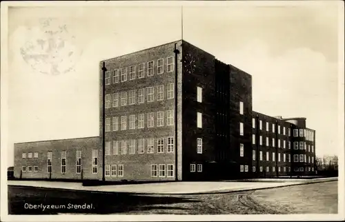 Ak Stendal in der Altmark, Oberlyzeum