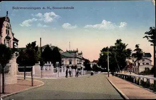 Ak Villingen Schwenningen im Schwarzwald, Bismarckstraße