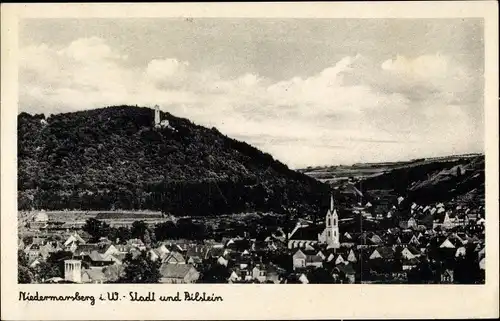 Ak Niedermarsberg Marsberg im Sauerland, Stadt und Bilstein