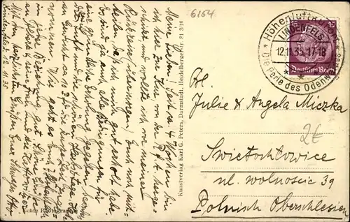 Ak Lindenfels im Odenwald, Gesamtansicht