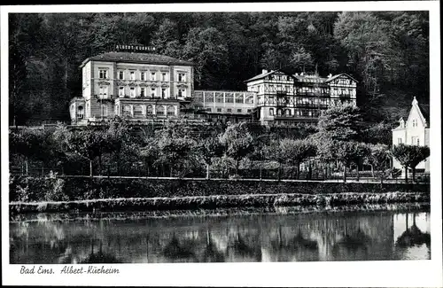 Ak Bad Ems an der Lahn, Albert Kurheim