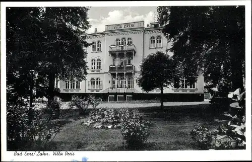 Ak Bad Ems an der Lahn, Villa Dreis