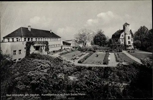 Ak Bad Wimpfen am Neckar, Kurmittelhaus u. Erich Sailer Heim