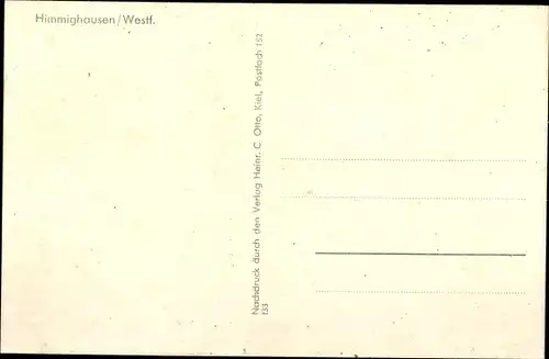 Ak Himmighausen Nieheim Westfalen, Altdeutsche Gaststätte, Fritz Kukuk, Geweihe