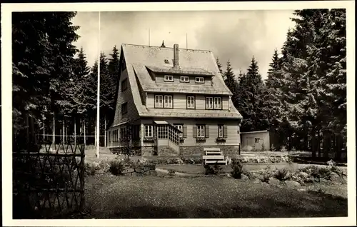 Ak Braunlage im Oberharz, Königskrug, Ferienheim, Wald