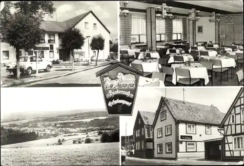 Ak Hinternah Schleusingen Thüringen, Erholungsheim Nahetal, Speisesaal, Gasthaus Schilling