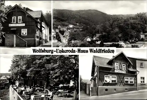 Ak Wolfsburg Unkeroda Wartburgkreis, Haus Waldfrieden