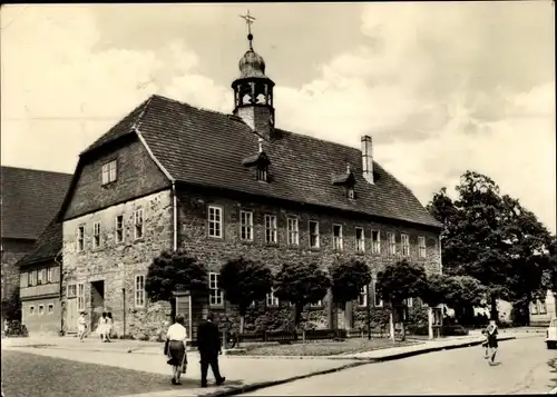 Ak Heringen Helme in Thüringen, Rathaus