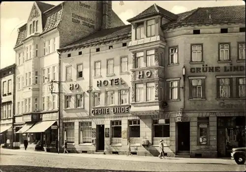 Ak Mühlhausen in Thüringen, HO Hotel Grüne Linde