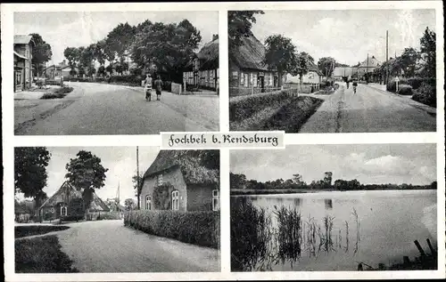 Ak Fockbek in Schleswig Holstein, Ortsansichten