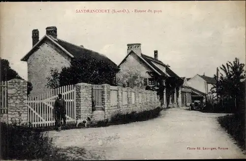 Ak Sandrancourt Yvelines, Entree du pays