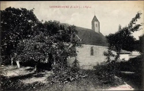 Ak Sandrancourt Yvelines, L'Eglise