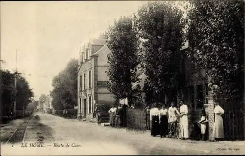 Ak Le Home Varaville Calvados, Route de Caen