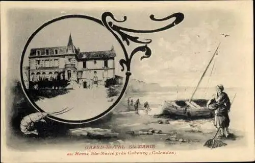 Passepartout Ak Le Home Varaville Calvados, Grand Hotel Sainte Marie