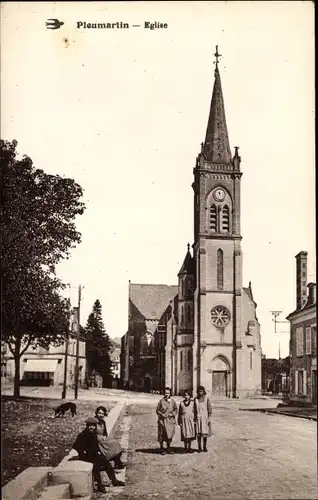 Ak Pleumartin Vienne, Eglise