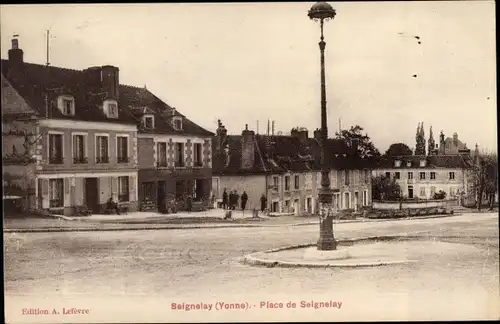 Ak Seignelay Yonne, Place de Seignelay