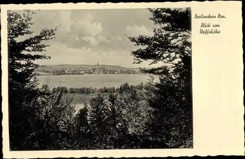 Ak Barlinek Berlinchen Neumark Ostbrandenburg, Blick von Urffshöhe