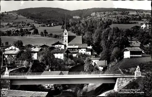 Ak Taxenbach in Salzburg, Panorama, Brücke