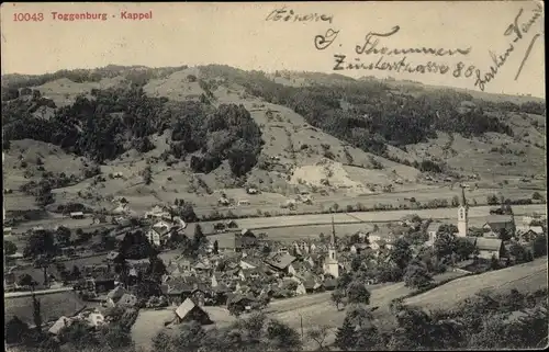 Ak Kappel im Toggenburg Kanton St. Gallen, Panorama