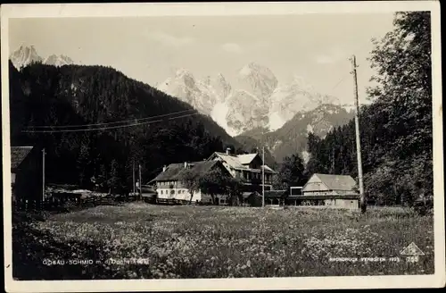 Ak Gosau in Oberösterreich, Gosau Schmid, Gasthaus Gosauschmied