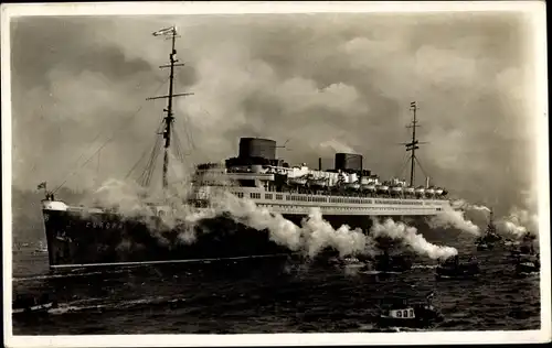 Ak Dampfschiff Europa, Norddeutscher Lloyd Bremen, Turbinenschnelldampfer