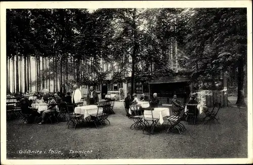 Ak Gößnitz in Thüringen, Tannicht, Gasthaus